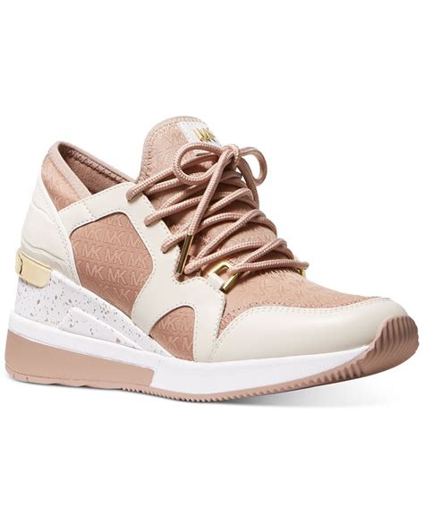 Michael Kors Women's Liv Trainer Signature Logo Sneakers